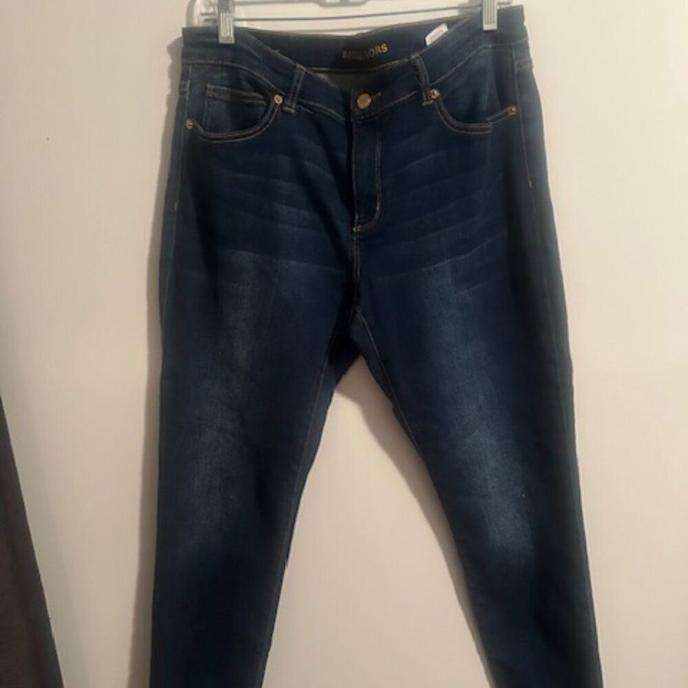 Michael Kors Izzy skinny 5 pockets denim jeans, size 12